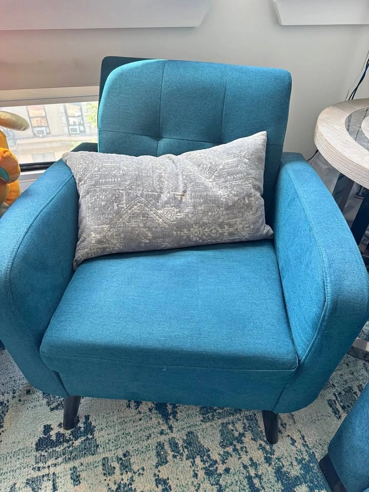 Arm chair w/ matching foot stool