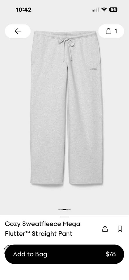 Aritzia Sweatfleece Mega Fit wide leg sweatpants - photo 5