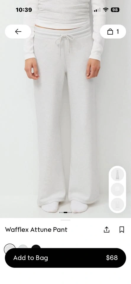TNA Aritzia Wafflex Attune Pant Size XS - photo 4