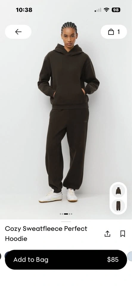 Aritzia Sweatfleece Perfect Hoodie - photo 4