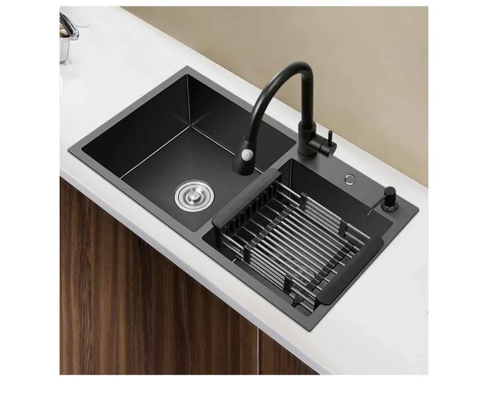 Brand new Black Kitchen Sink 28x16x8.3 inch Undermount - photo 2