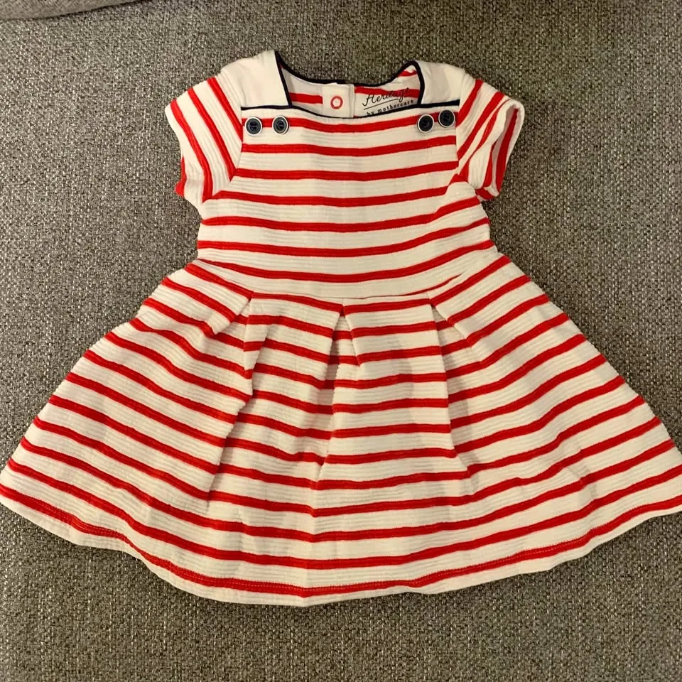 Mothercare 6-9m overall girl dress thumbnail