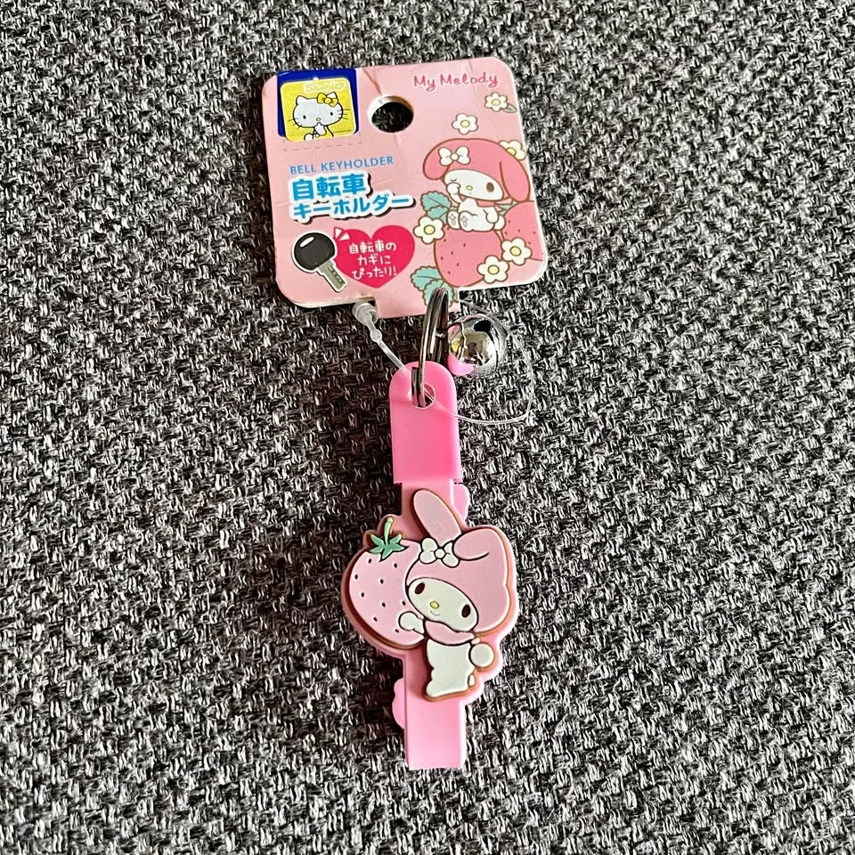 BNWT Japan Sanrio My Melody Bell keychain thumbnail