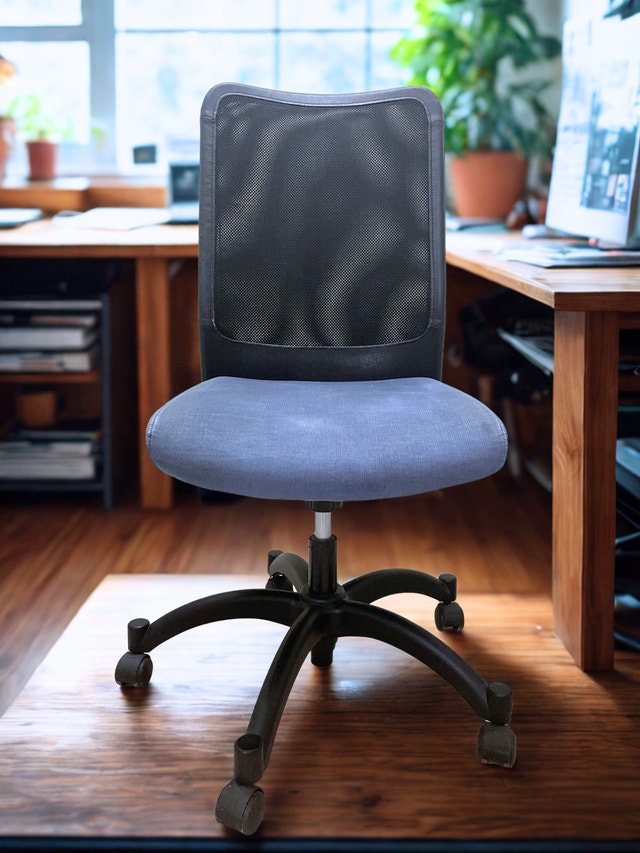 Armless Ergonomic Mesh Office Task Chair