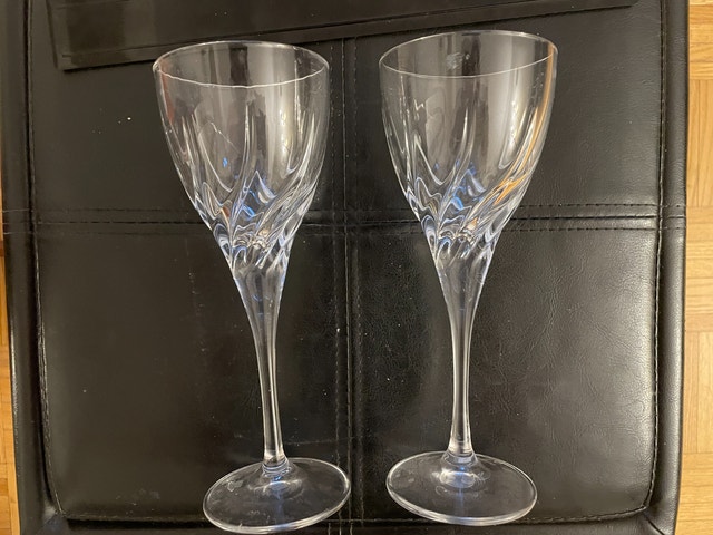 Set of 2 Royal Crystal Rock (RCR) Wine/Water Goblets - photo 3