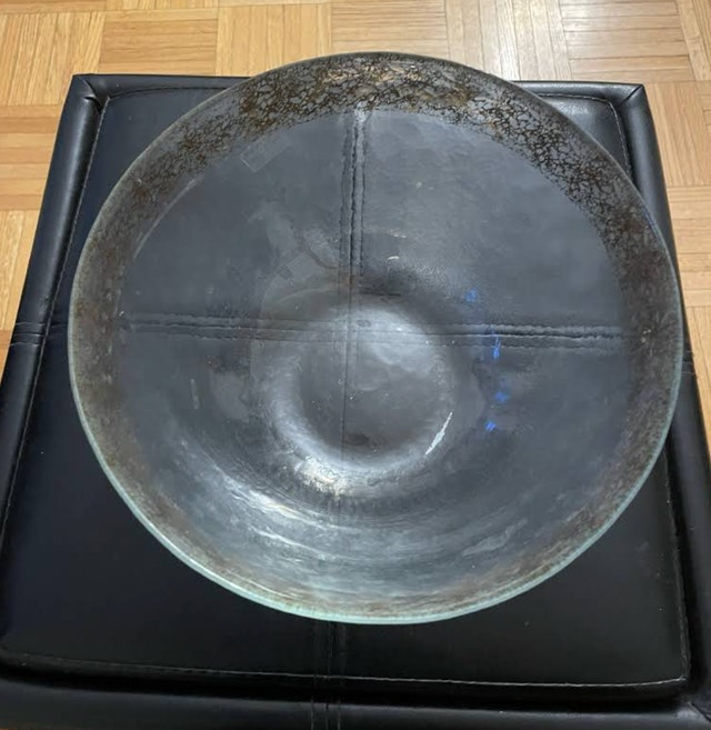 Murano-Style Glass Centerpiece Salad Bowl - photo 3