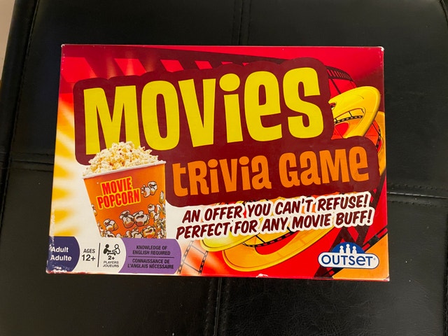 Outset Media Movies Trivia Game
