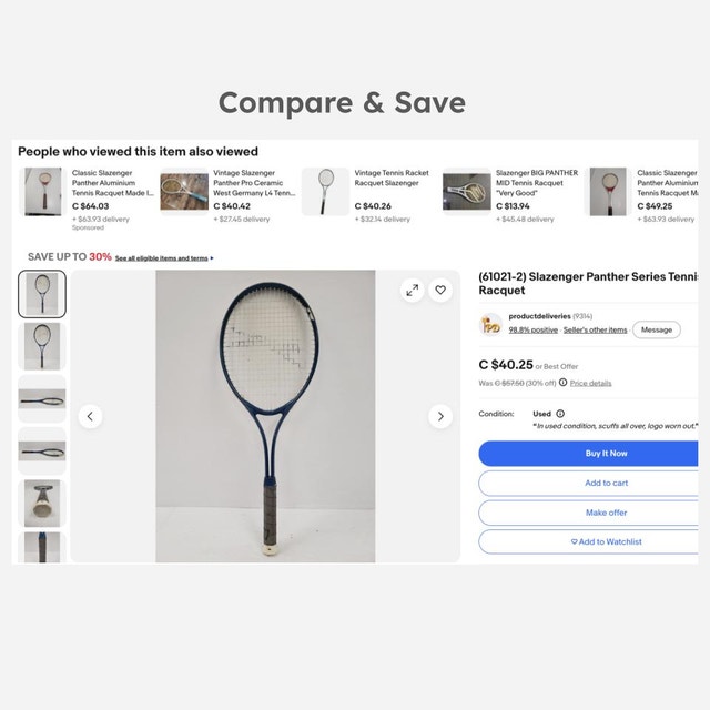 Slazenger + Donnay Tennis Rackets + Tennis Balls Set - photo 4