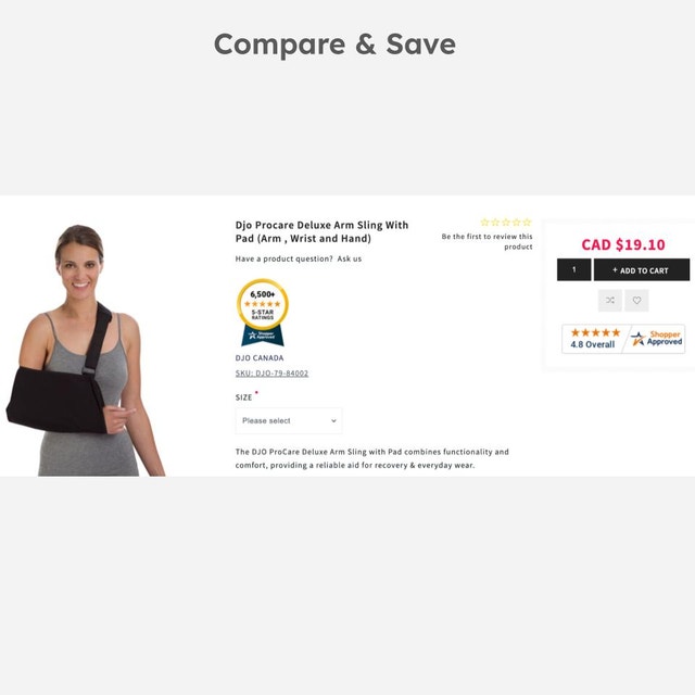 ProCare Envelope Medical Arm Sling - Adjustable - photo 3