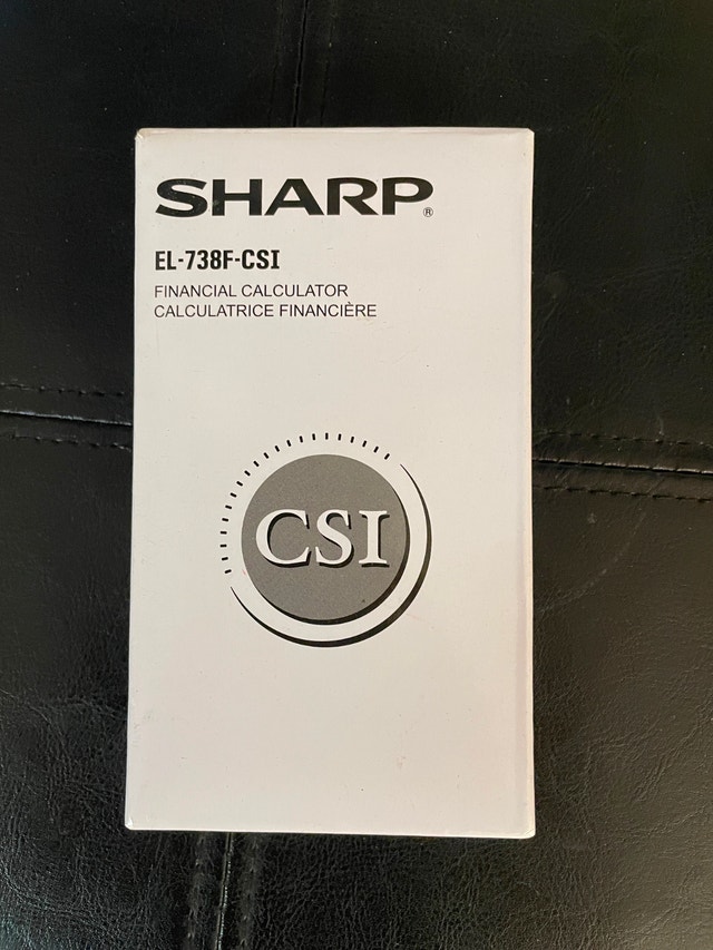 Sharp EL-738F Financial Calculator - Business / Finance - photo 2