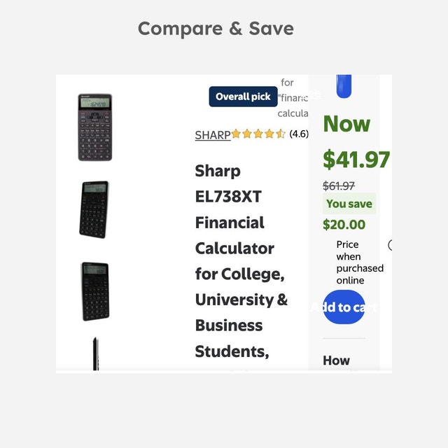 Sharp EL-738F Financial Calculator - Business / Finance - photo 3