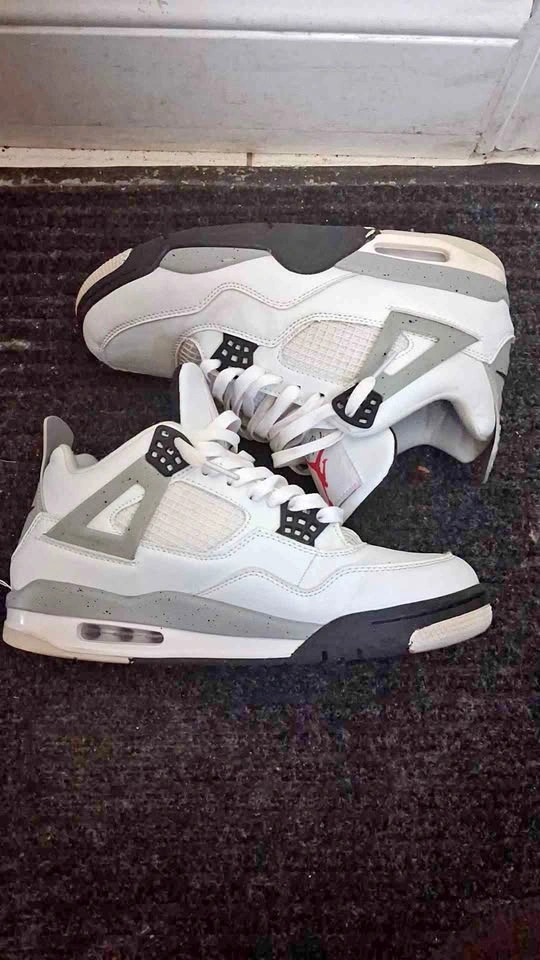 Jordan 4 White Cement Size 8.5