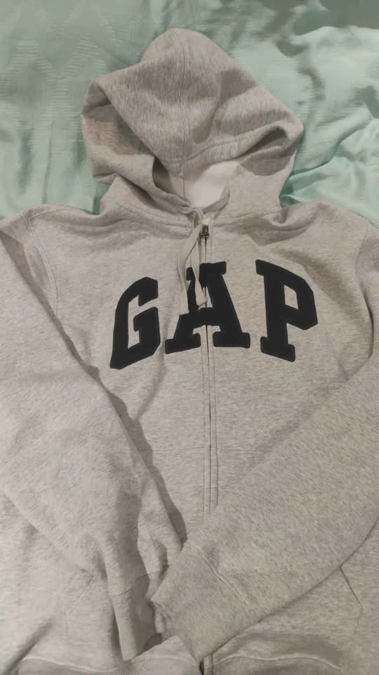 GAP Grey Black Hoodie - photo 2
