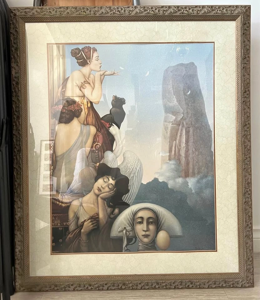 Michael Parkes 'The Letter' Framed Surrealist Art Print