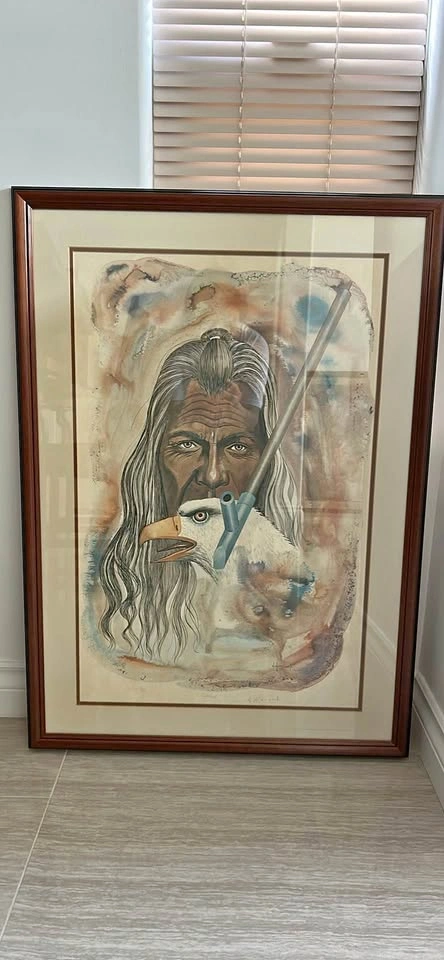 H. Nanooch Signed Indigenous Art Print