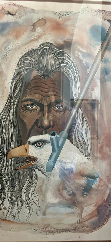 H. Nanooch Signed Indigenous Art Print - photo 2