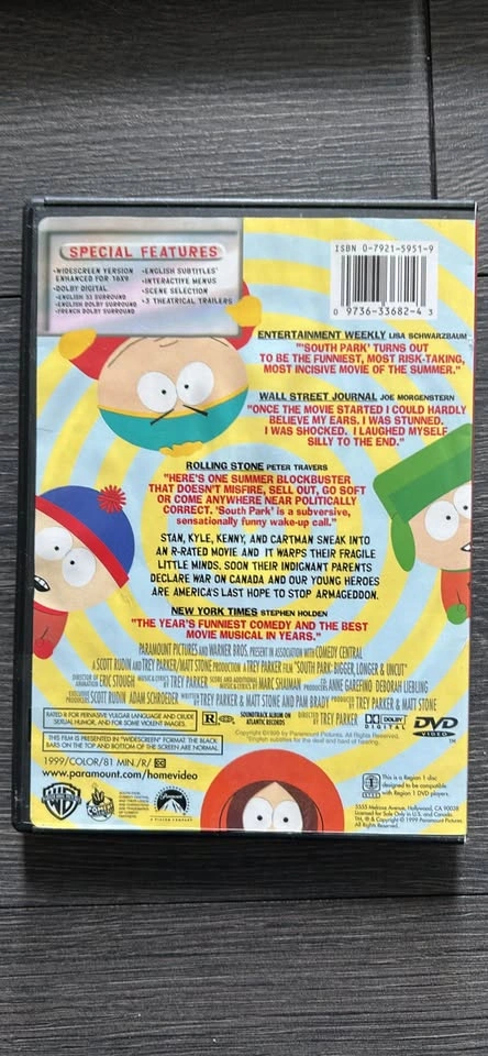 South Park DVD Collection Seasons 1-5, Movie, and Christmas Spec - photo 3