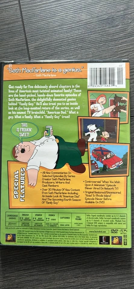 Family Guy DVD Bundle: Volume 1, Volume 2, and The Freakin' Swee - photo 4
