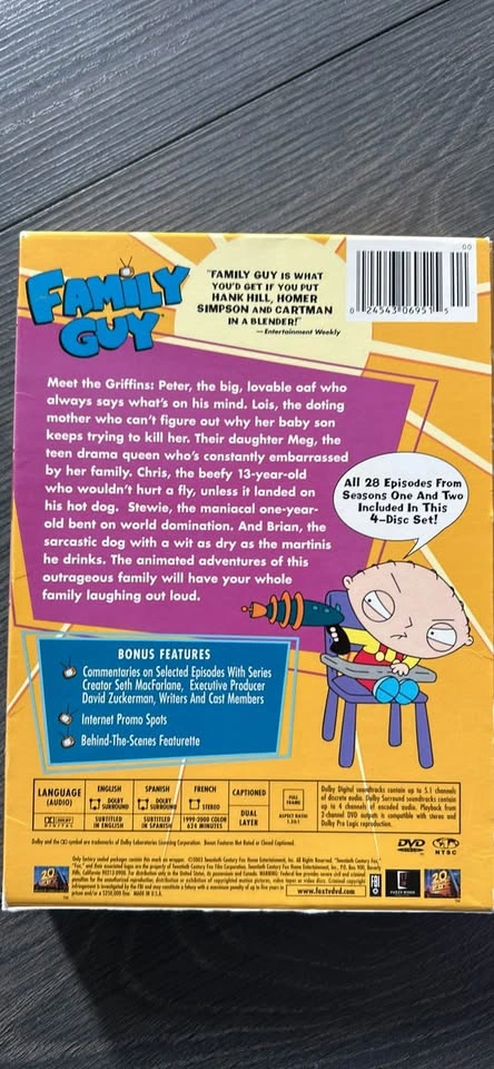 Family Guy DVD Bundle: Volume 1, Volume 2, and The Freakin' Swee - photo 5