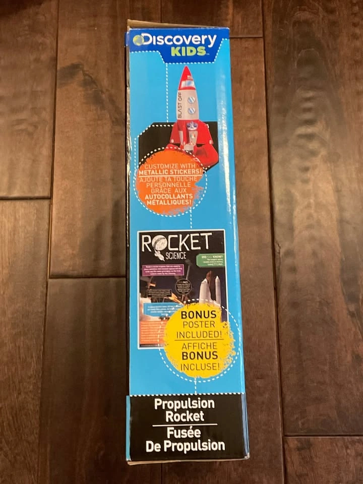 New Sealed Discovery Kids Propulsion Rocket STEM Science Kit - photo 3