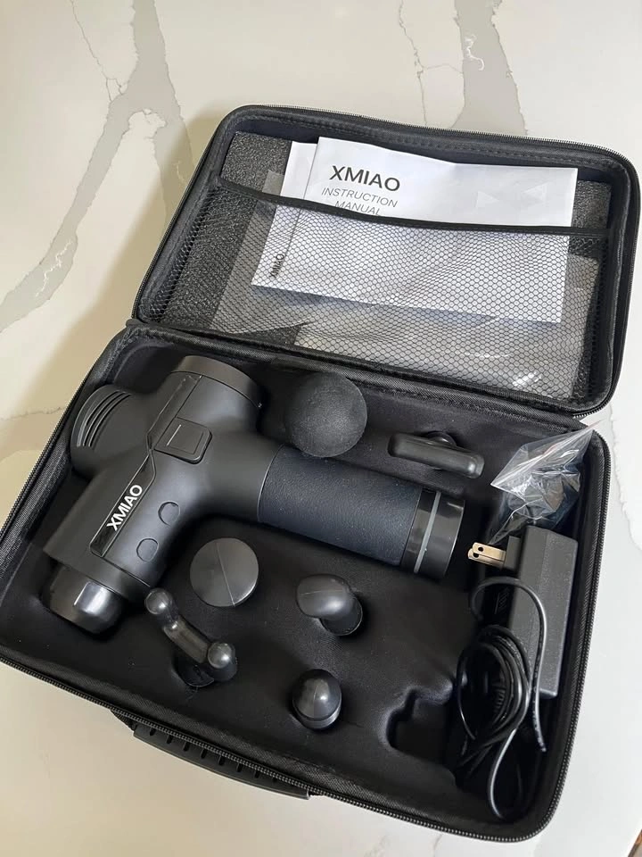 XMIAO MG16 Massage Gun with 6 Attachments, Charger & Carry Case - photo 2