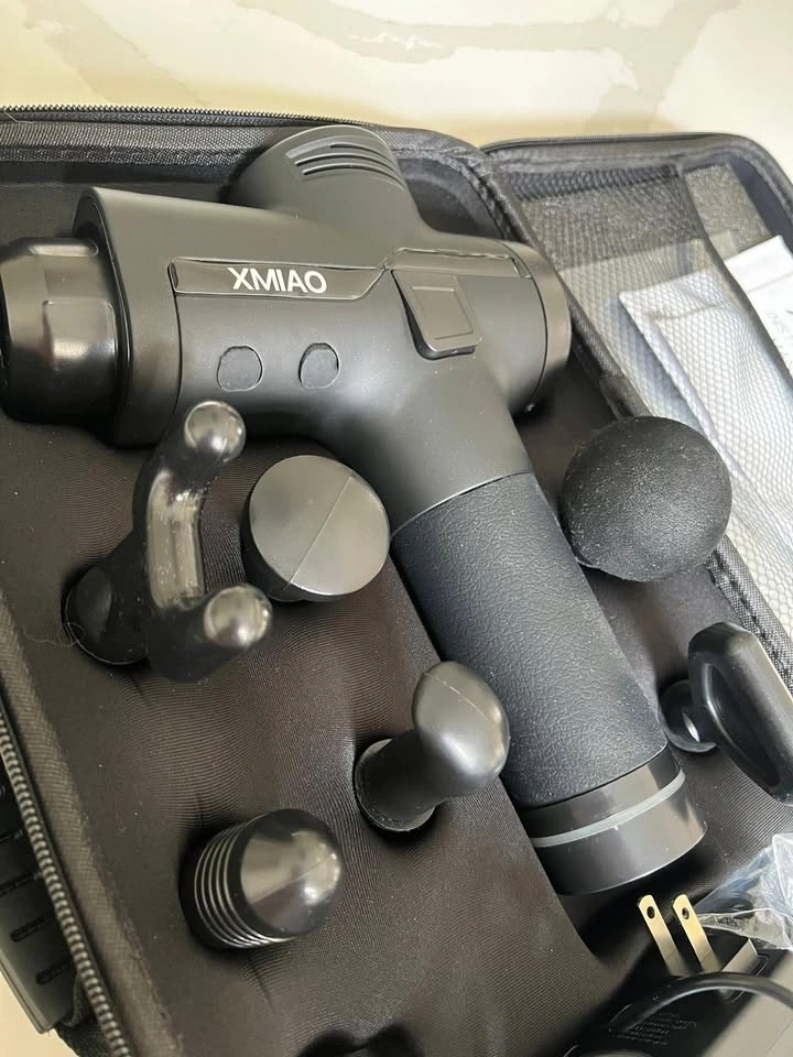 XMIAO MG16 Massage Gun with 6 Attachments, Charger & Carry Case - photo 3