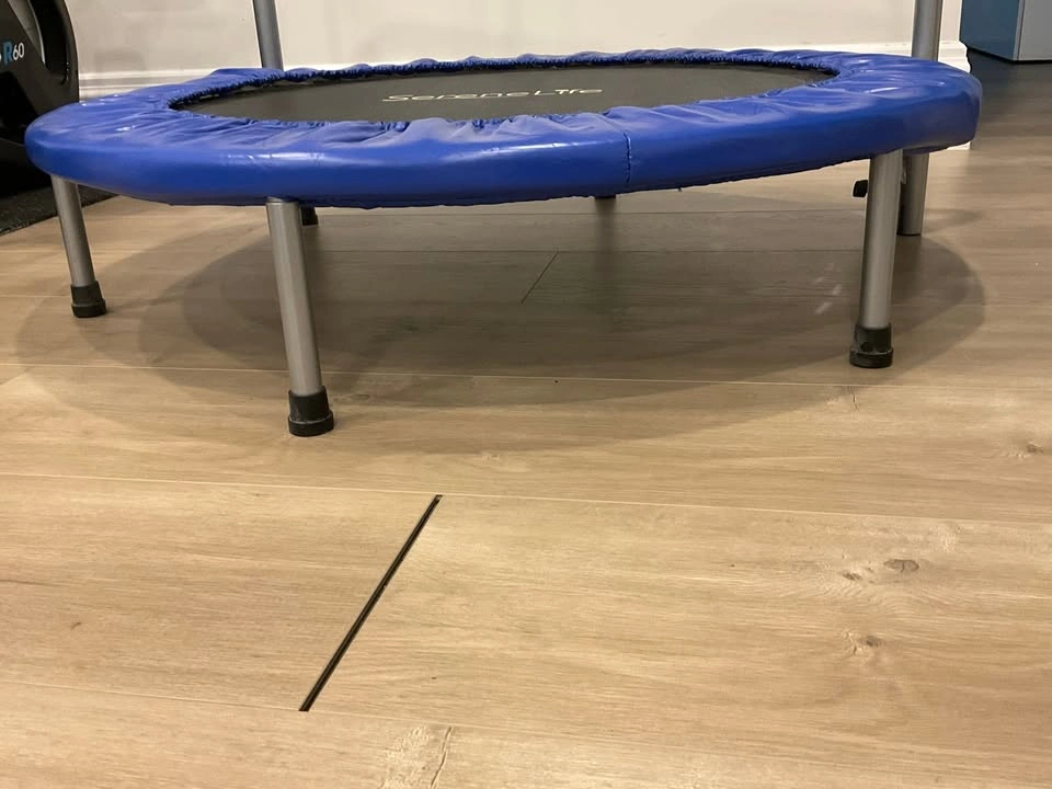SereneLife Mini Fitness Trampoline Rebounder with Adjustable Han - photo 3