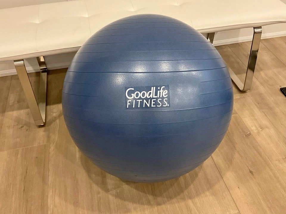 GoodLife Fitness Exercise Stability Ball – Yoga, Core & Home Gym