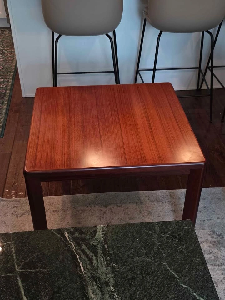 Glowing Danish/MCM solid rosewood table - photo 4