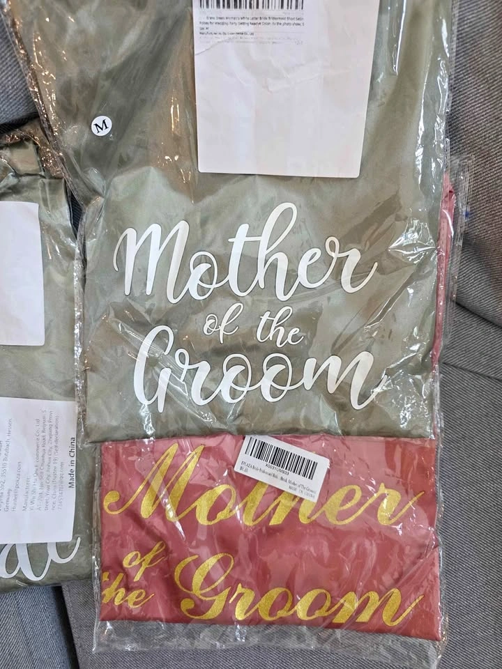 Wedding items - mother of the bride, groom, bride, veils