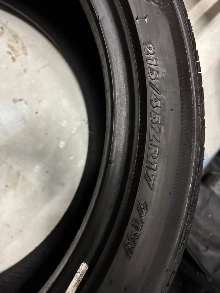 PAIR 215/45/zr17 tires - photo 4