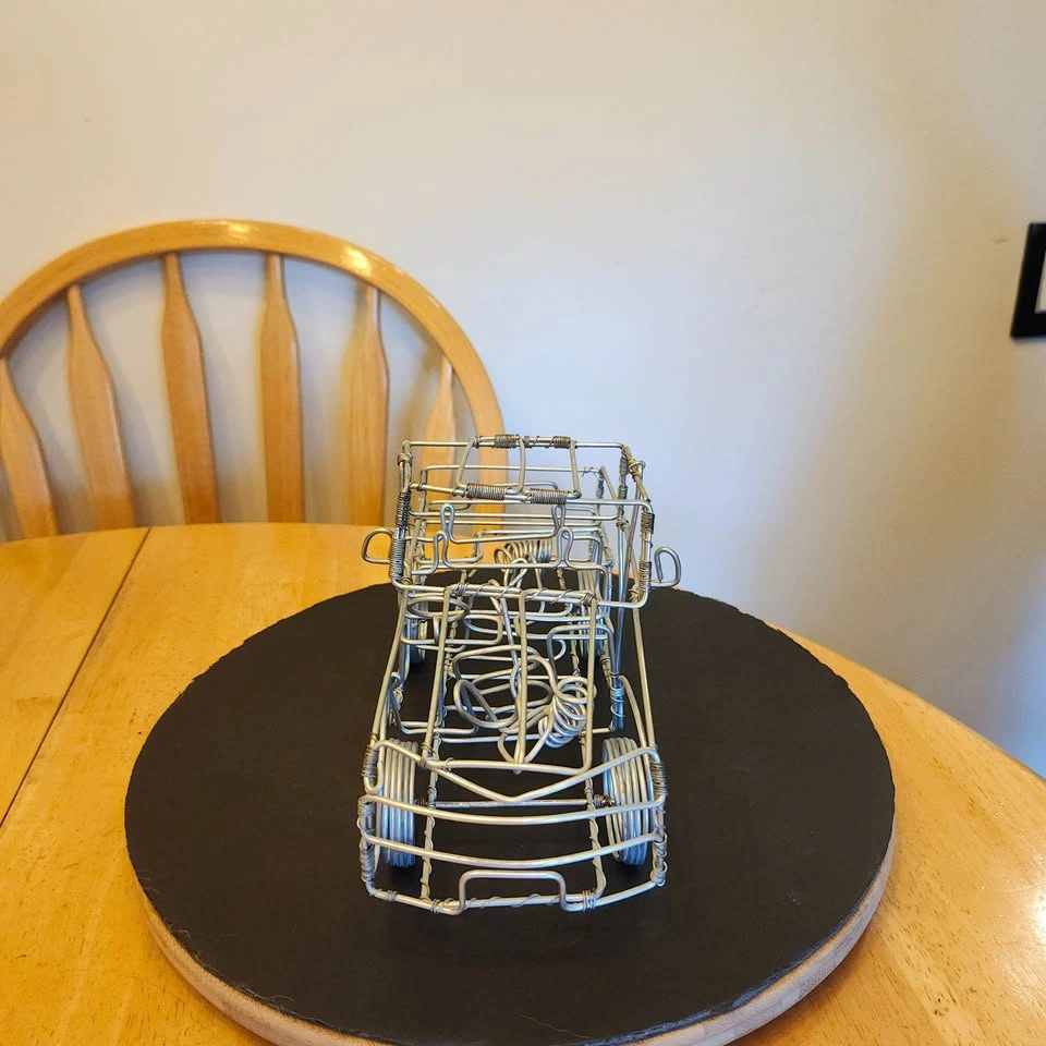 Wire Pick Up Truck, Hand Crafted, Decor - photo 2