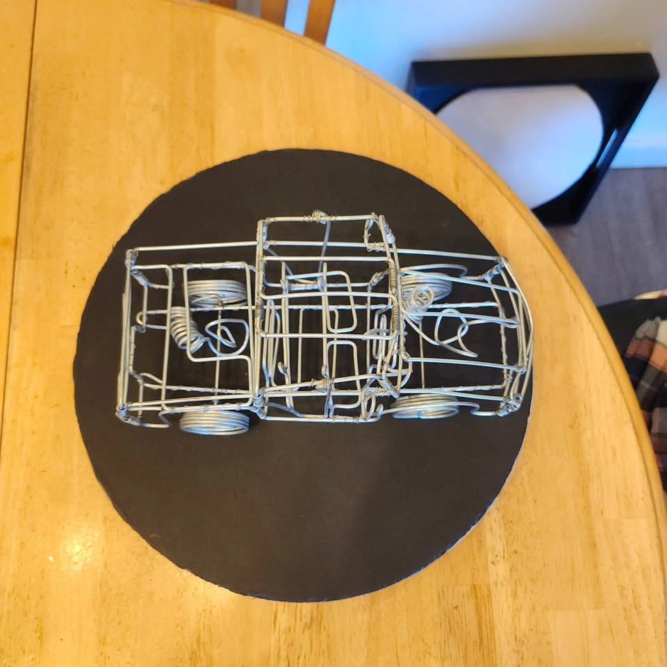 Wire Pick Up Truck, Hand Crafted, Decor - photo 5