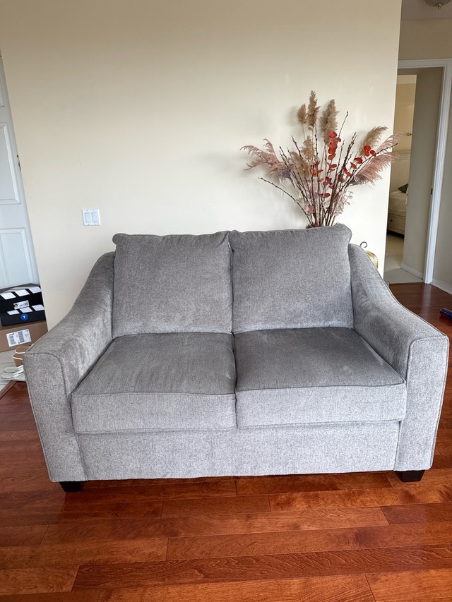 Grey Loveseat