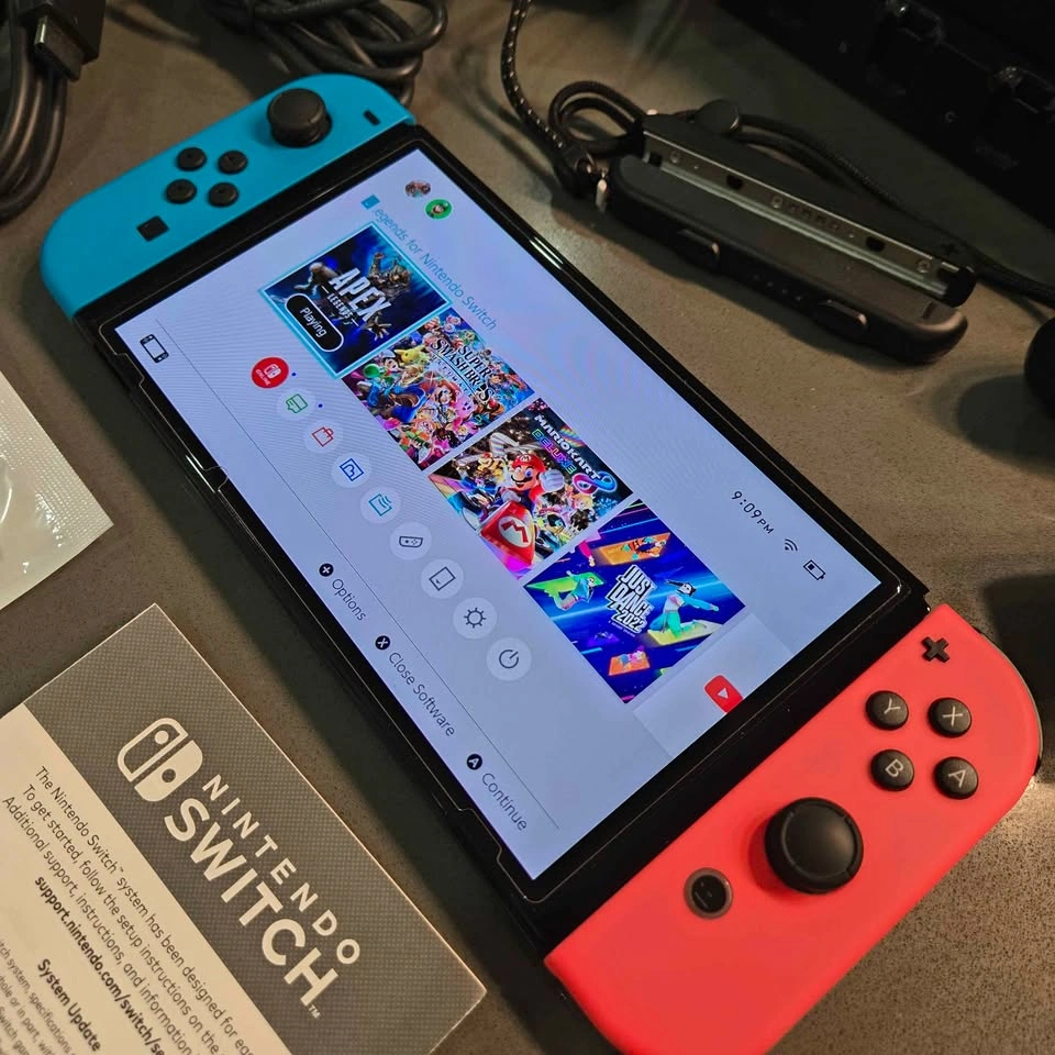 Switch OLED complete bundle. All original accessories and extras - photo 2
