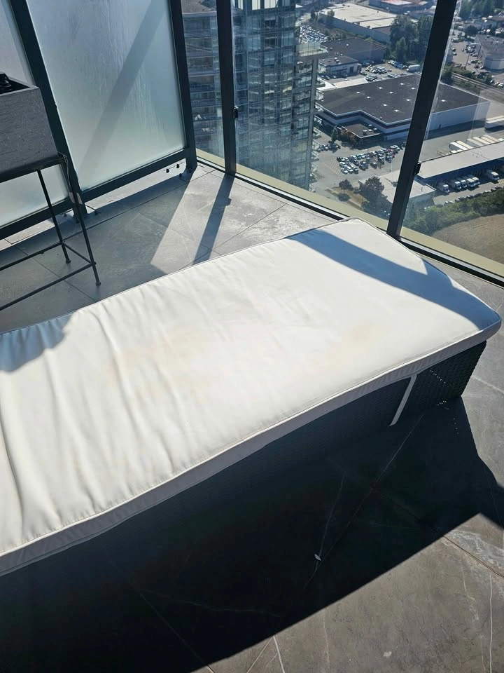 Wicker Outdoor Chaise Lounge with Cushion - photo 2