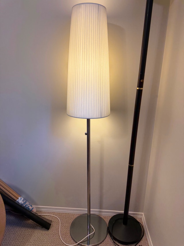 Modern Chrome Floor Lamp