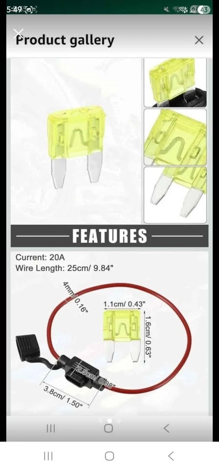 20A Inline Blade Fuse Holder Kit - photo 2