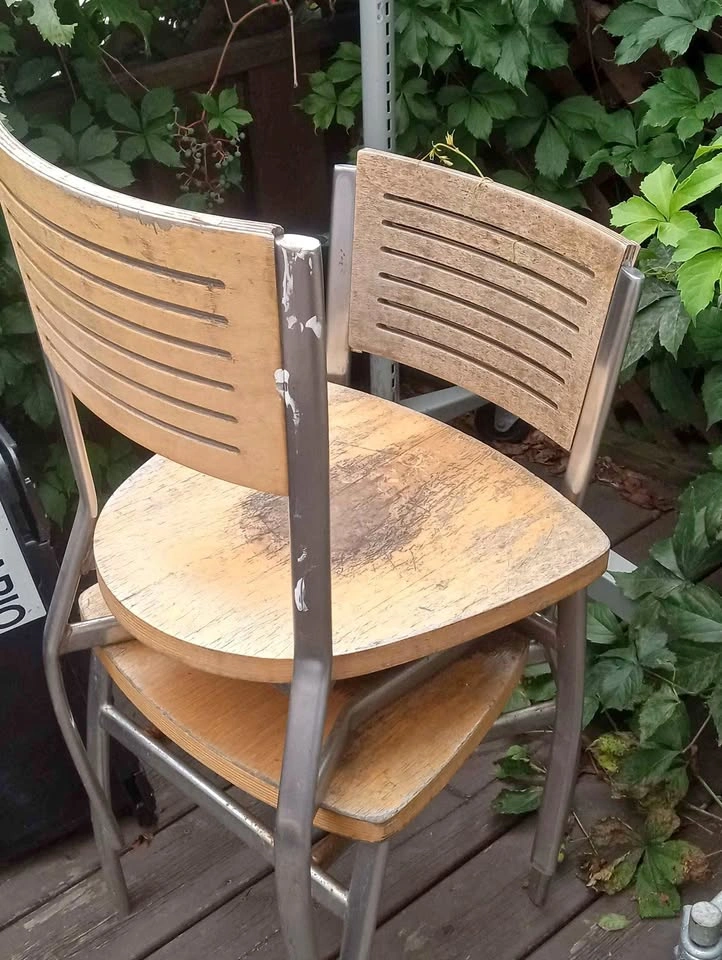 Free Scrap Chairs and Clothing Hanging Rack