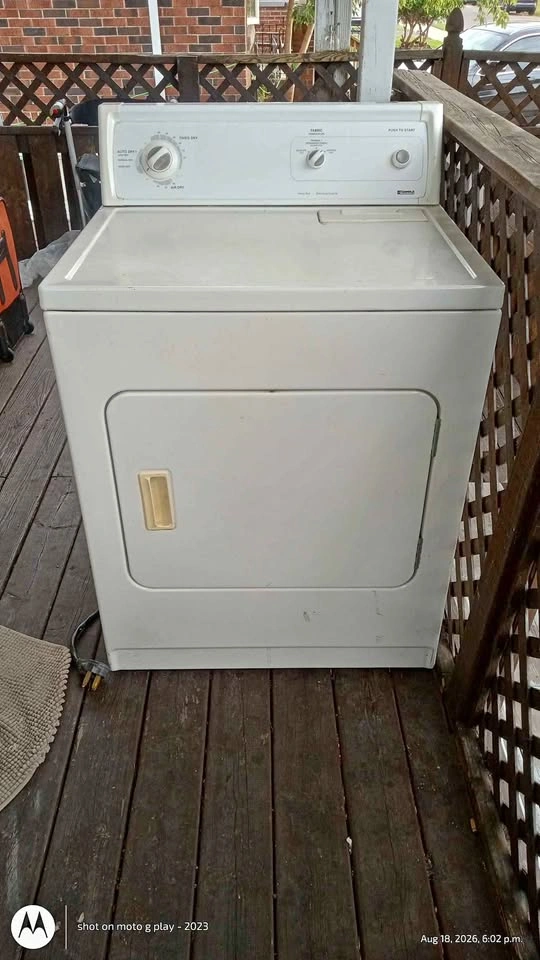 Kenmore Dryer and Amaya Washer - For Parts or Repair