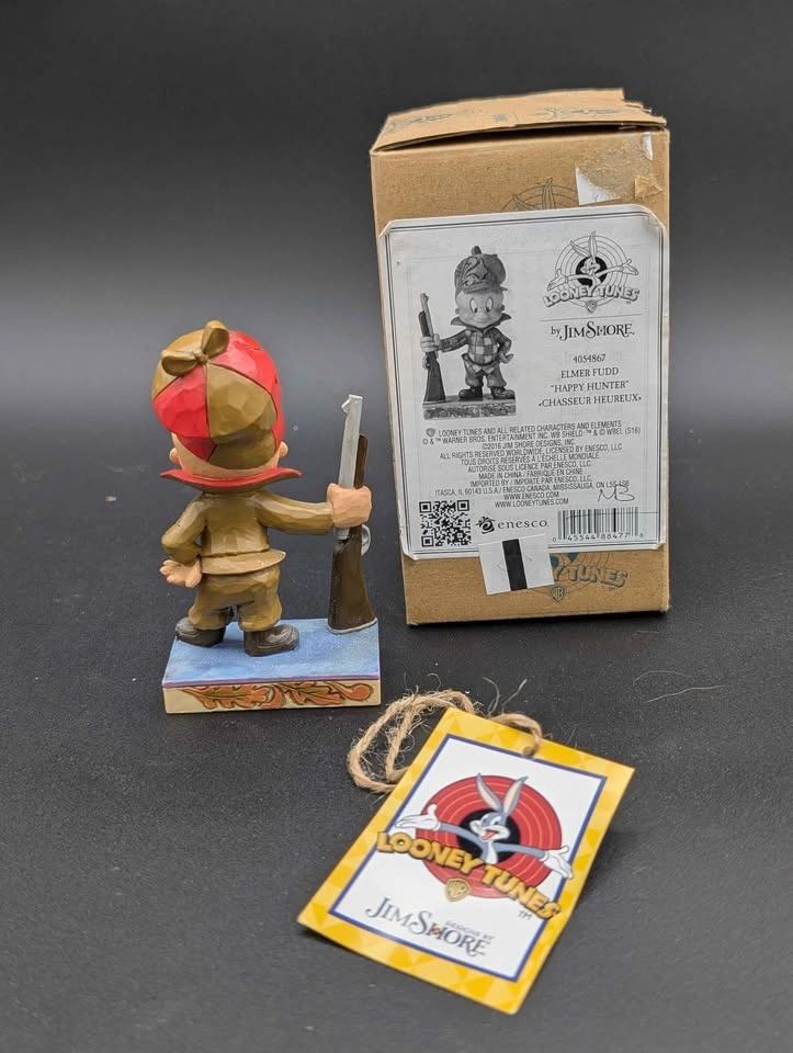 Jim Shore Looney Tunes Elmer Fudd "Happy Hunter" Figurine - photo 2