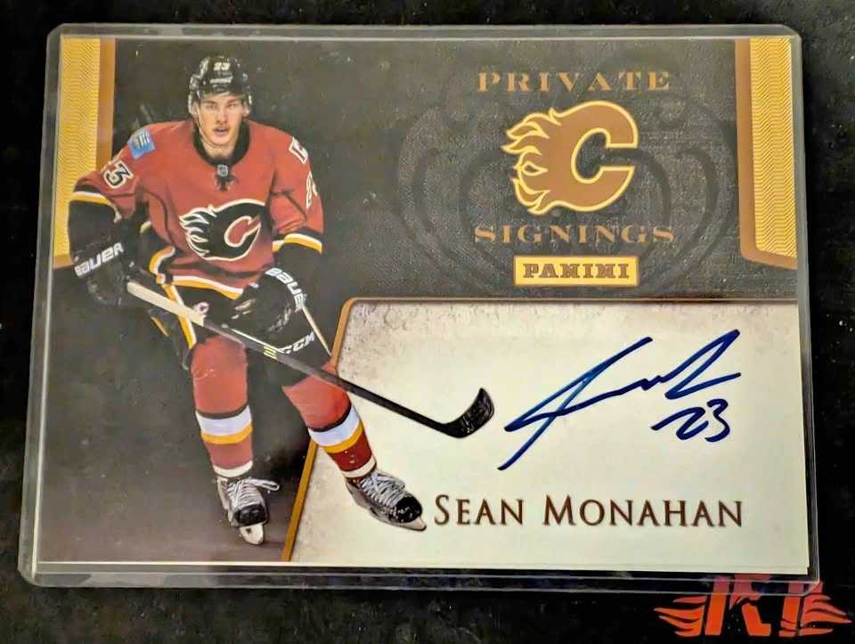 Panini private signings 5*7 Sean Monahan