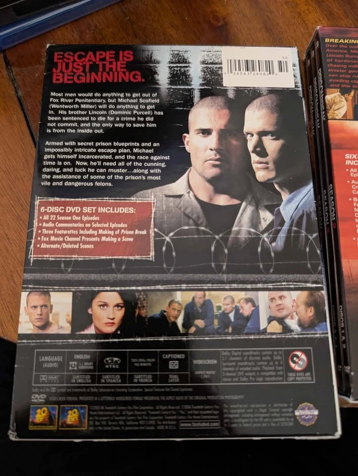 Prison break DVD season 1-3 - photo 5