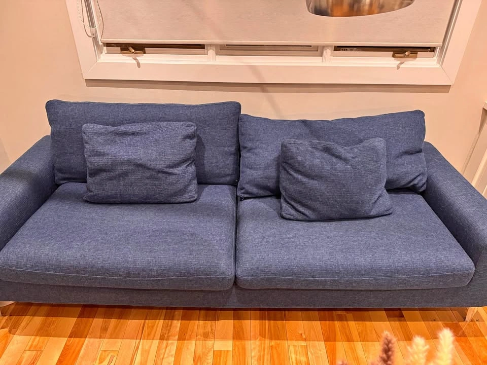 Blue Fabric Sofa