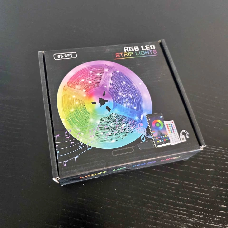 New, sealed LED Lights, 65.6 ft. APP & Remote Control.