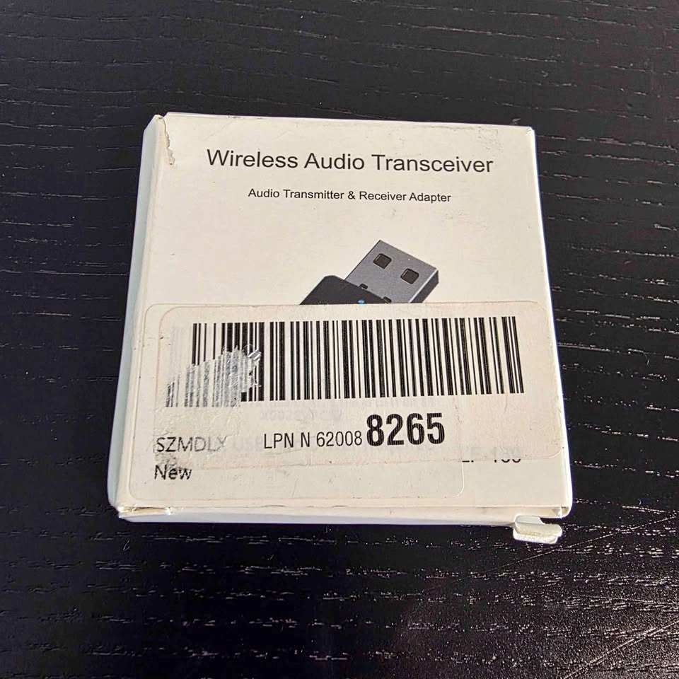 Mini wireless RX mode and TX mode audio transmitter