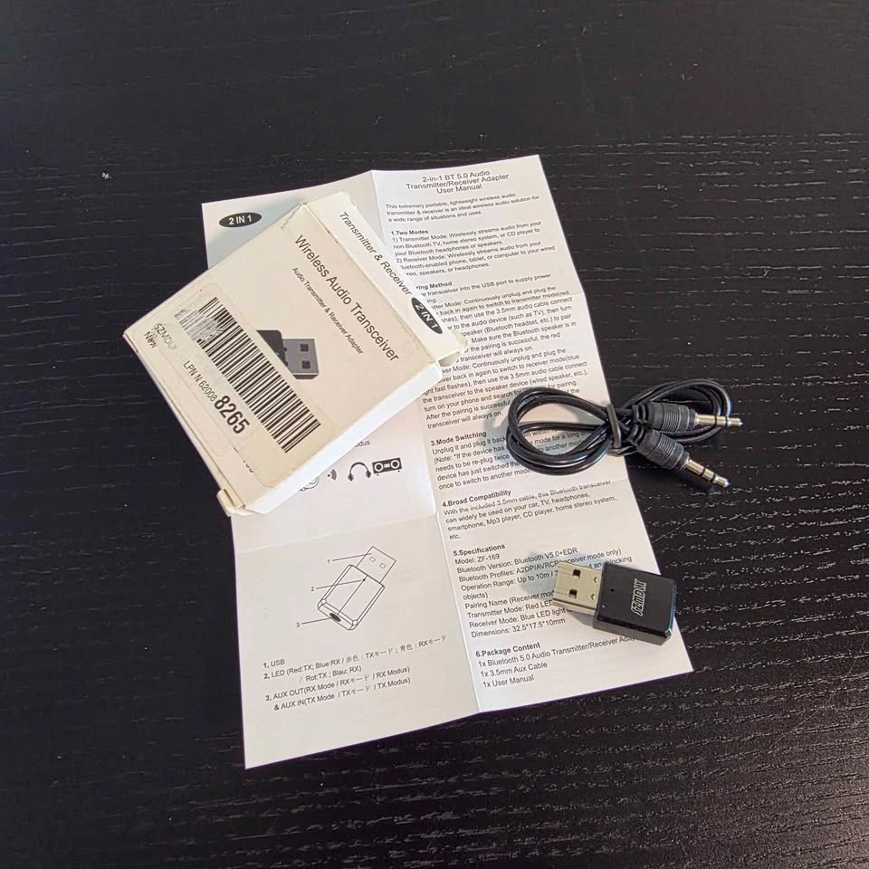 Mini wireless RX mode and TX mode audio transmitter - photo 2