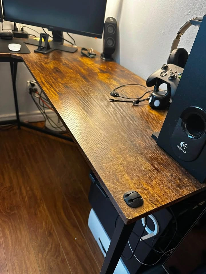 Riggle L-shaped Computer Desk - photo 2