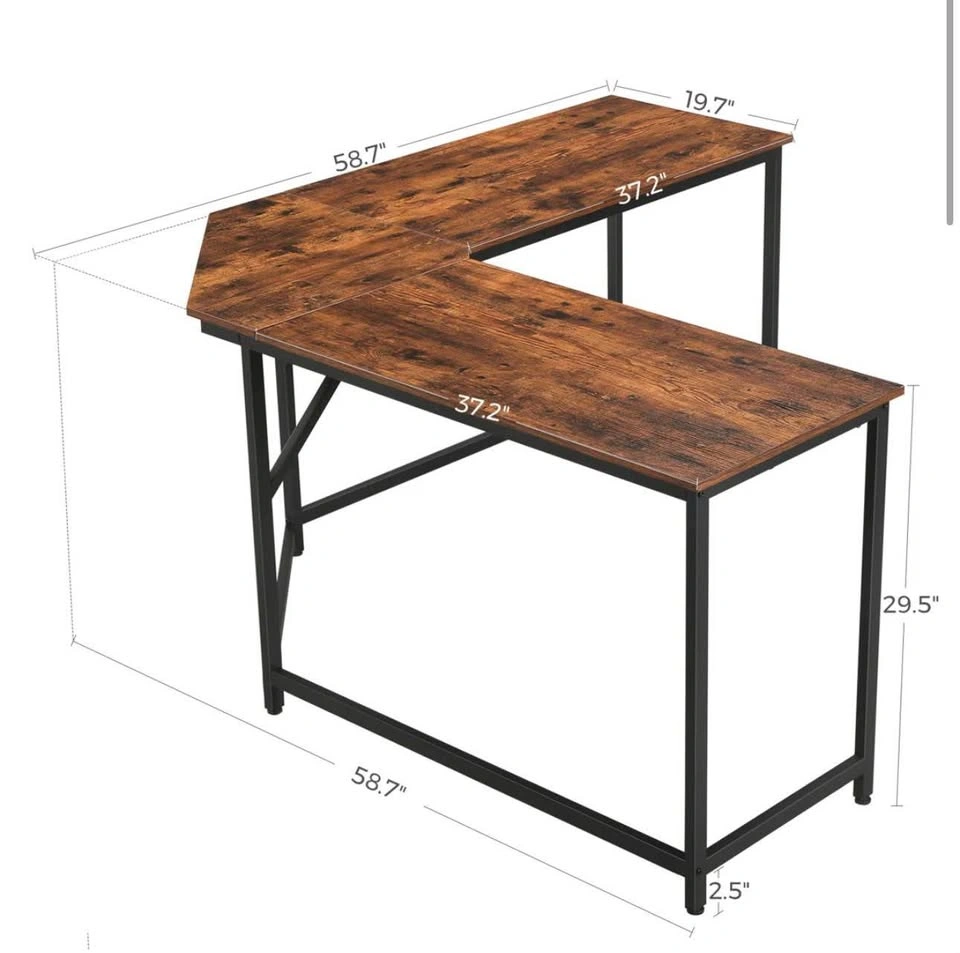Riggle L-shaped Computer Desk - photo 3