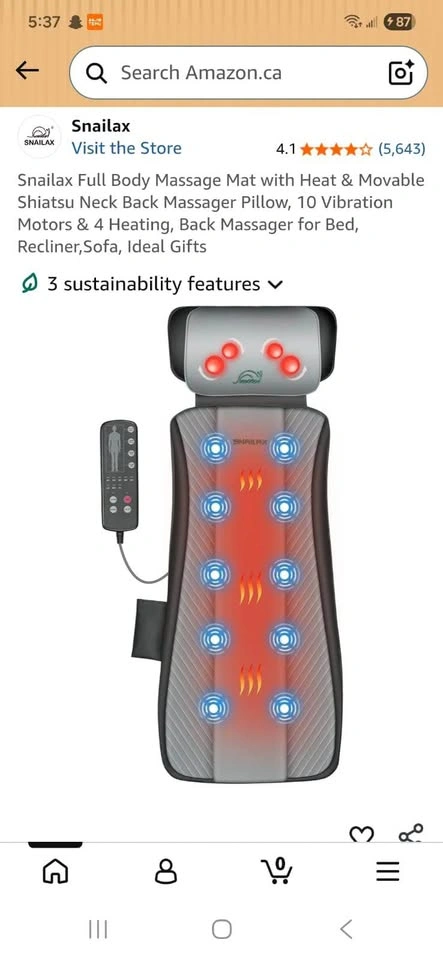 Full Body Massage Mat - Brand New in box - photo 4